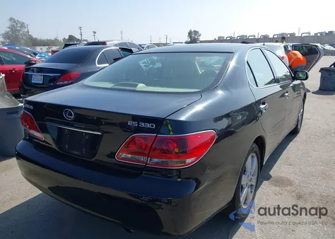 2006 Lexus Es 330 from USA, damaged, VIN JTHBA30G265164820